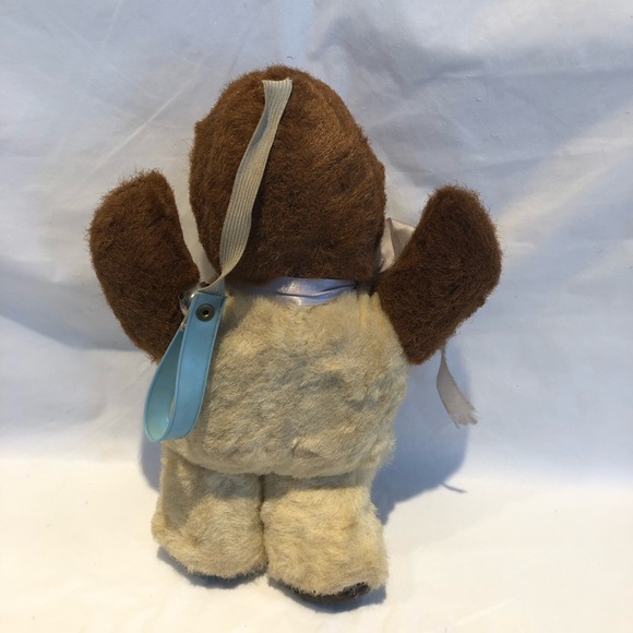 Vintage Rushton Style Rubber Face Dog 9" Plush Doll Puppy 1950s 1960's - Picture 5 of 8